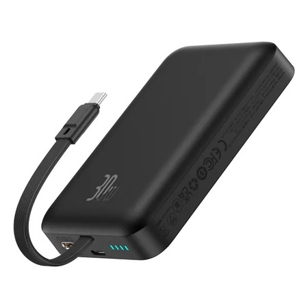 Універсальна мобільна батарея Baseus Magnetic Mini 10000mAh, 30W Black (P1002210B113-00) Зображення