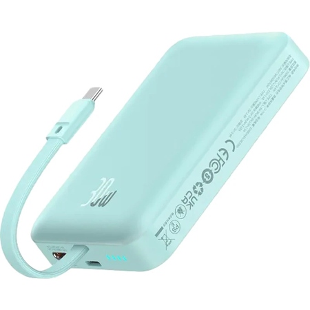 Універсальна мобільна батарея Baseus Magnetic Mini 10000mAh, 30W Blue (P1002210B333-00) Зображення