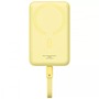 Універсальна мобільна батарея Baseus Magnetic Mini 10000mAh, 30W Yellow (P1002210BY23-00) Зображення