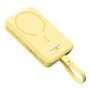 Універсальна мобільна батарея Baseus Magnetic Mini 10000mAh, 30W Yellow (P1002210BY23-00) Зображення