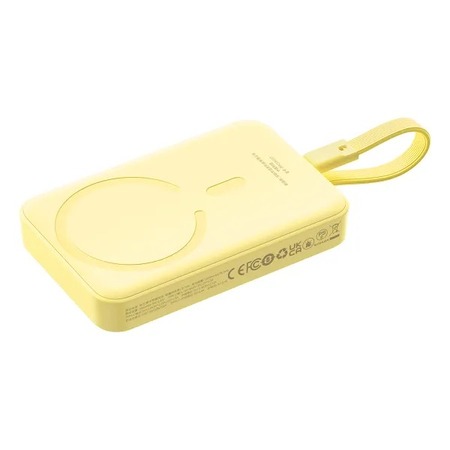 Універсальна мобільна батарея Baseus Magnetic Mini 10000mAh, 30W Yellow (P1002210BY23-00) Зображення