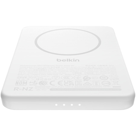 Універсальна мобільна батарея Belkin Power Bank Slim Magnetic 5000mAh 15W White (BPD010HQWH) Зображення