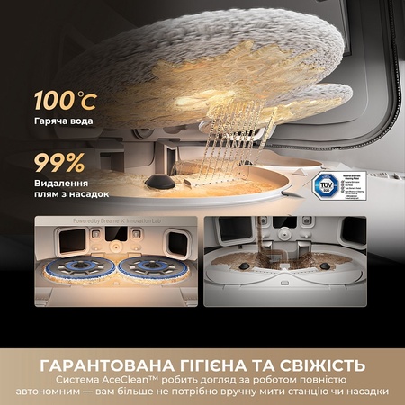 Робот-пилосос Dreame Bot Matrix 10 Pro White (RLM61HE-Wh) Зображення