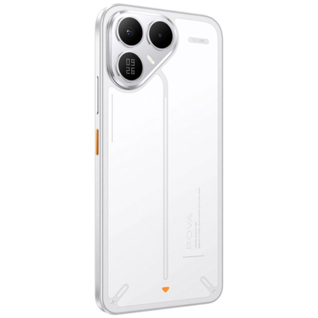 Смартфон Tecno Pova 8 5G (LK6) 8/128GB Arc White (4894947132292) Зображення