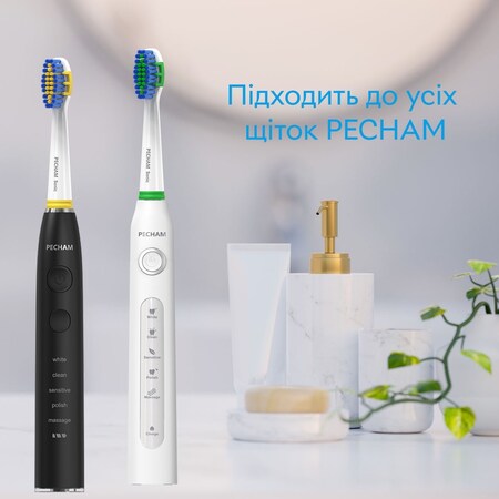 Насадки для зубної щітки Pecham Travel White (4820301550044) Зображення