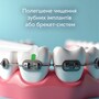 Насадки для зубної щітки Pecham Travel White (4820301550020) Зображення