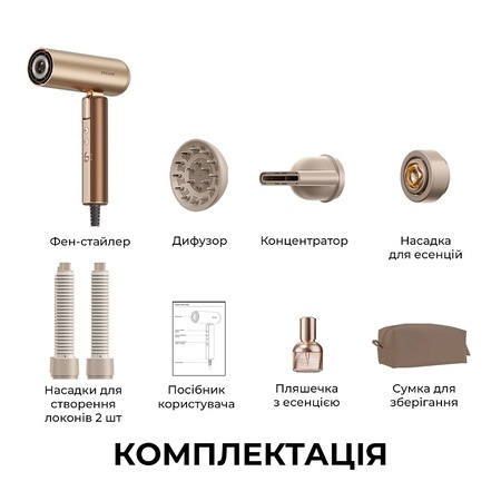 Фен Dreame Pocket Aura Cocoa Tea Gold (AZP20A-CTG) Зображення
