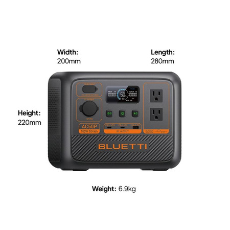 Зарядна станція Bluetti AC50P, 504Wh, 700W, LiFePO4 Зображення