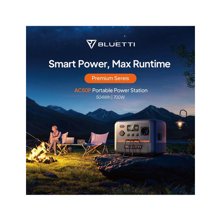 Зарядна станція Bluetti AC50P, 504Wh, 700W, LiFePO4 Зображення