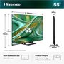 Телевізор Hisense 55E8S Зображення