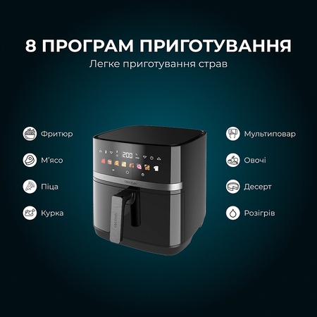Мультипіч Cecotec Cecofry&Grill Duoheat 8000 (A01_EU01_111027) Зображення