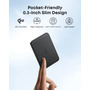 Універсальна мобільна батарея Anker Nano MagGo Slim 5000mAh 20W Black (A1665H11) Зображення
