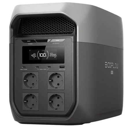 Зарядна станція EcoFlow Delta 3 Max 2048Wh, 2400W (EFD3M-G-EU-CBOX) Зображення