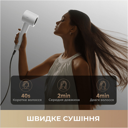 Фен Mova Turbo 20 White (AMTU20-WH) Зображення