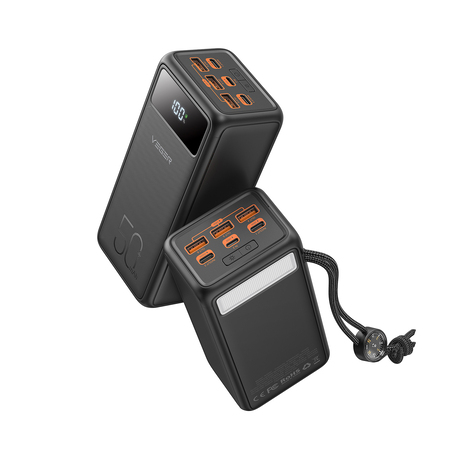Універсальна мобільна батарея Veger W5001C 56000mAh (W5001C.black) Зображення
