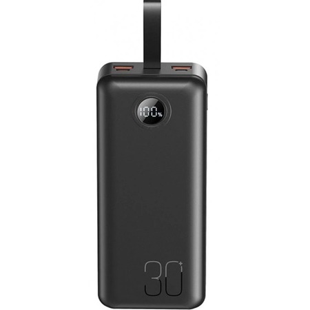 Універсальна мобільна батарея XO PR240 30000mAh Black (PR240.black) Зображення
