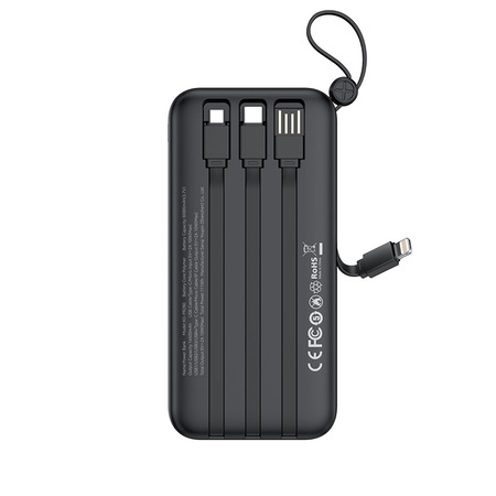 Універсальна мобільна батарея XO PR280 30000mAh 10W Black Зображення