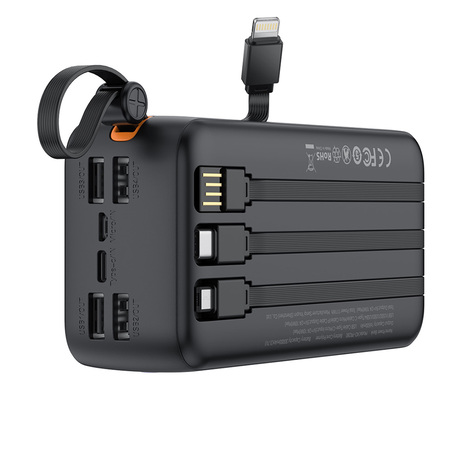 Універсальна мобільна батарея XO PR280 30000mAh 10W Black Зображення