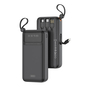 Універсальна мобільна батарея XO PR279 20000mAh 10W Black Зображення
