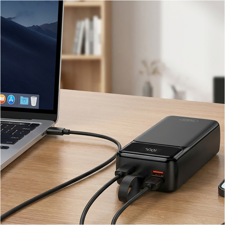 Універсальна мобільна батарея XO PR298 30000mAh Black Зображення