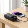 Універсальна мобільна батарея XO PR298 30000mAh Black Зображення