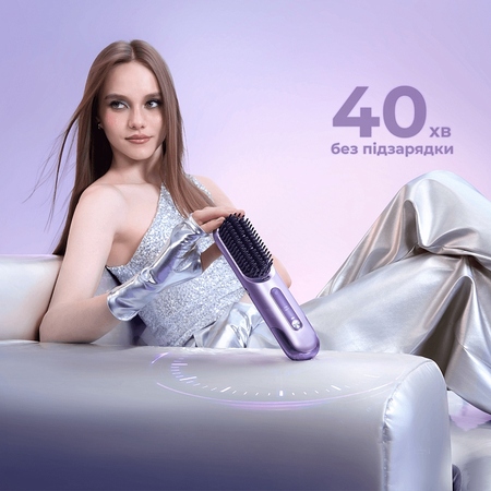 Випрямляч для волосся Dreame Sleek Berry Purple (AA02B-BP) Зображення