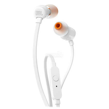 Навушники JBL T110 White (JBLT110WHT) Зображення