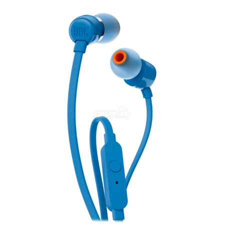 Навушники JBL T110 Blue (JBLT110BLU) Зображення