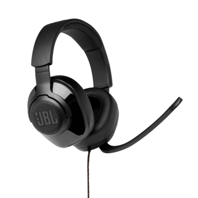 Навушники JBL Quantum 200 Black (JBLQUANTUM200BLK) Изображение