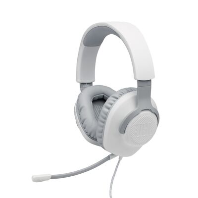Навушники JBL Quantum 100 White (JBLQUANTUM100WHT) Изображение