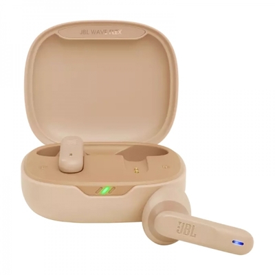 Навушники JBL Wave Flex Beige (JBLWFLEXBEG) Изображение