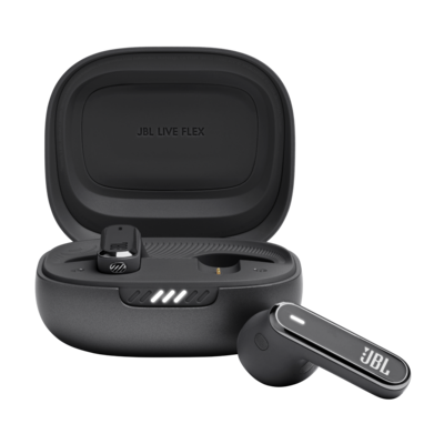 Навушники JBL Live Flex Black (JBLLIVEFLEXBLK) Изображение