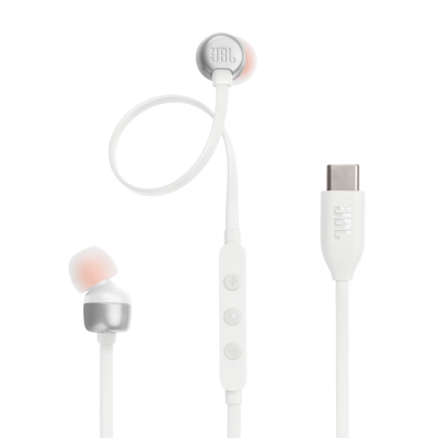 Навушники JBL Tune 310C USB-C White (JBLT310CWHT) Зображення