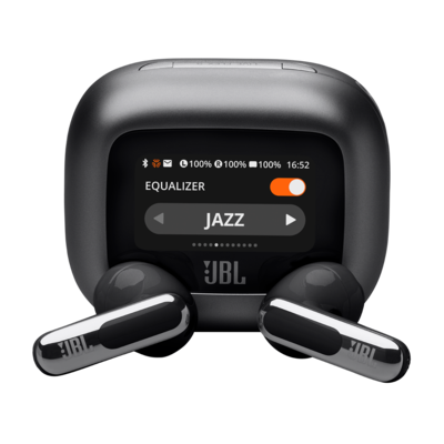 Навушники JBL Live Flex 3 Black (JBLLIVEFLEX3BLK) Изображение