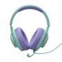 Ігрова гарнітура JBL Quantum 100M2 Cyan (JBLQTUM100M2CYN) Изображение
