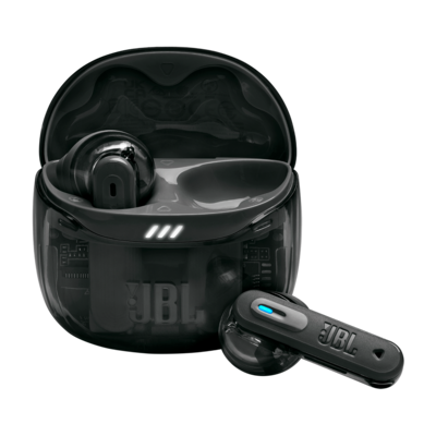 Навушники JBL Tune Flex 2 Ghost Black (JBLTFLEX2GBLK) Изображение