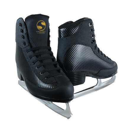 Прокатні хокейні ковзани Jackson Softec Nova ST7102 + леза Mark II Black Зображення