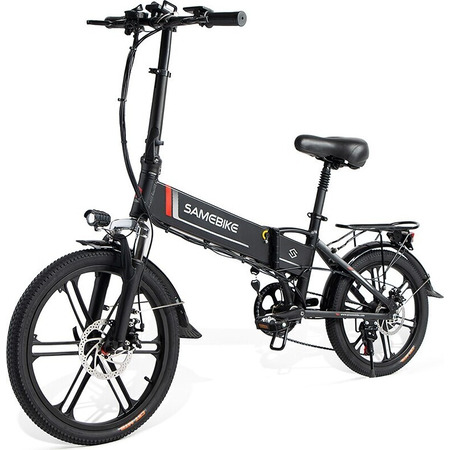 Електровелосипед SAMEBIKE 20LVXD30-II (350 Вт; 10 А/год; 48 В), колеса 20", з ручкою газу, чорний Изображение