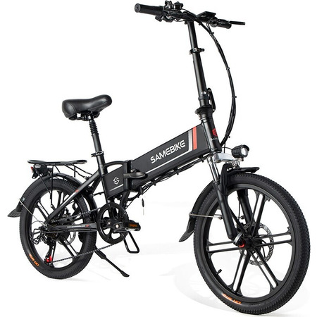 Електровелосипед SAMEBIKE 20LVXD30-II (350 Вт; 10 А/год; 48 В), колеса 20", з ручкою газу, чорний Изображение