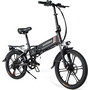 Електровелосипед SAMEBIKE 20LVXD30-II (350 Вт; 10 А/год; 48 В), колеса 20", з ручкою газу, чорний Изображение