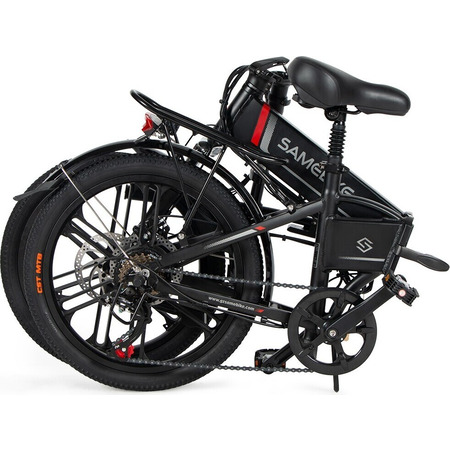 Електровелосипед SAMEBIKE 20LVXD30-II (350 Вт; 10 А/год; 48 В), колеса 20", з ручкою газу, чорний Изображение