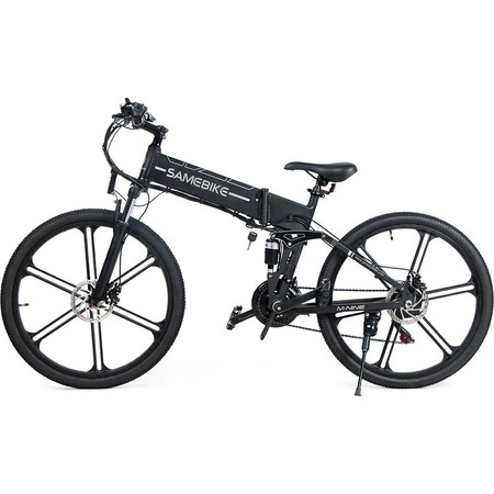 Електровелосипед SAMEBIKE LO26-II (500 Вт; 10 А/год; 48 В), колеса 26", з ручкою газу, чорний Изображение