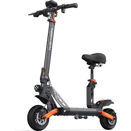 Електросамокат з сидінням Kugoo Kirin G2 PRO 2025 (600 Вт; 15 А/год; 48 В), чорний Изображение