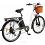 Електровелосипед міський DYU C6 (350 Вт; 12,5 А/год; 36 В), колеса 26", з ручкою газу, білий Изображение