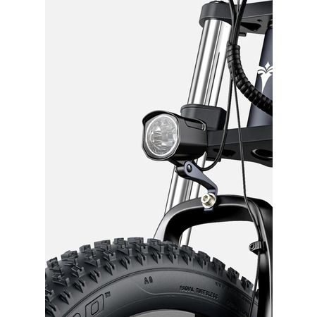 Електровелосипед фетбайк ENGWE X-26 Dual Batteries (1000 Вт; 19,2 А/год+10 А/год; 48 В), колеса 26х4", з ручкою газу, чорний Изображение