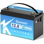 Акумулятор Kepworth LiFePO4 12V/100AH (1280W*h) (46,5х25,5х31 см, для будинку, котла, сонячних батарей) Изображение