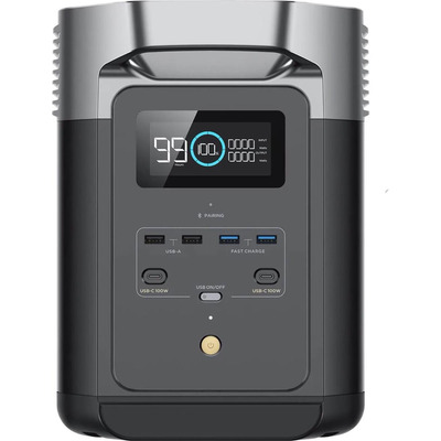 Зарядна станція EcoFlow Delta 2, 1800 Вт, 1024 Вт/год (електростанція для дому, UPS, ДБЖ) EU Изображение