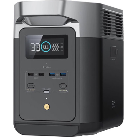 Зарядна станція EcoFlow Delta 2, 1800 Вт, 1024 Вт/год (електростанція для дому, UPS, ДБЖ) EU Изображение