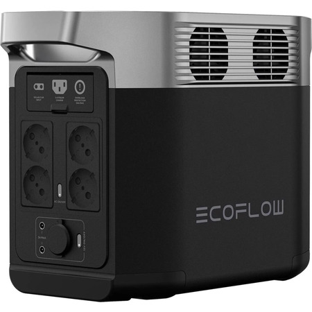 Зарядна станція EcoFlow Delta 2, 1800 Вт, 1024 Вт/год (електростанція для дому, UPS, ДБЖ) EU Изображение