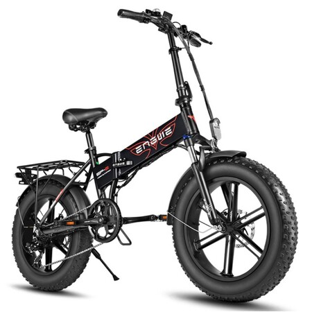 Електровелосипед фетбайк Engwe EP-2 Pro (750 Вт, 13 А/год, 48 В), колеса 20х4", з ручкою газу, чорний Изображение